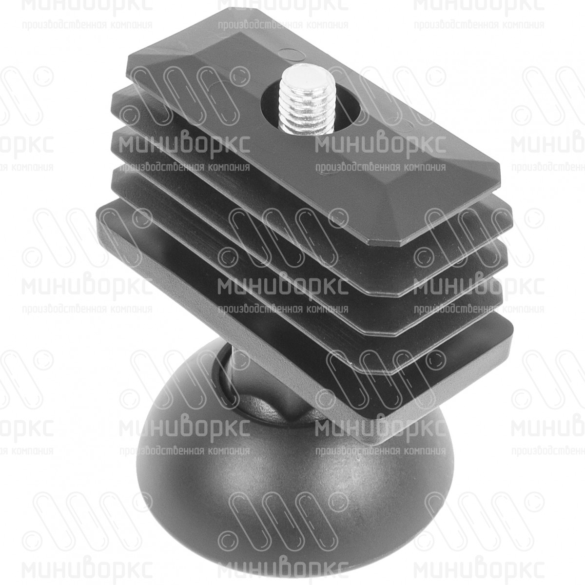 Комплекты прямоугольных заглушек с опорами 60x30 – 30-60M8.D50x65 | картинка 3