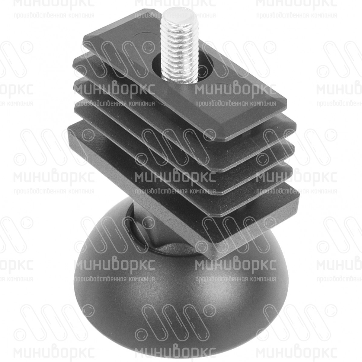Комплекты прямоугольных заглушек с опорами 50x25 – 25-50M8.D50x65G | картинка 3