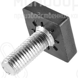 Опора резьбовая  m8x35 40x40 – LV40840-01H | картинка 3