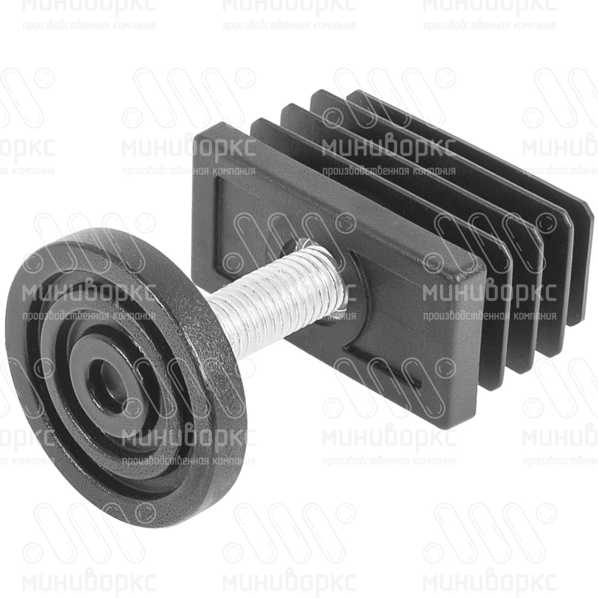 Комплекты прямоугольных заглушек с опорами 50x25 – 25-50M10.D40x30 | картинка 3