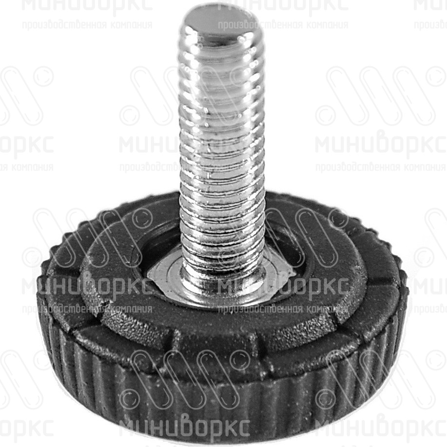 Опора резьбовая  m6x20 25 – 25М6-20ЧС | картинка 1