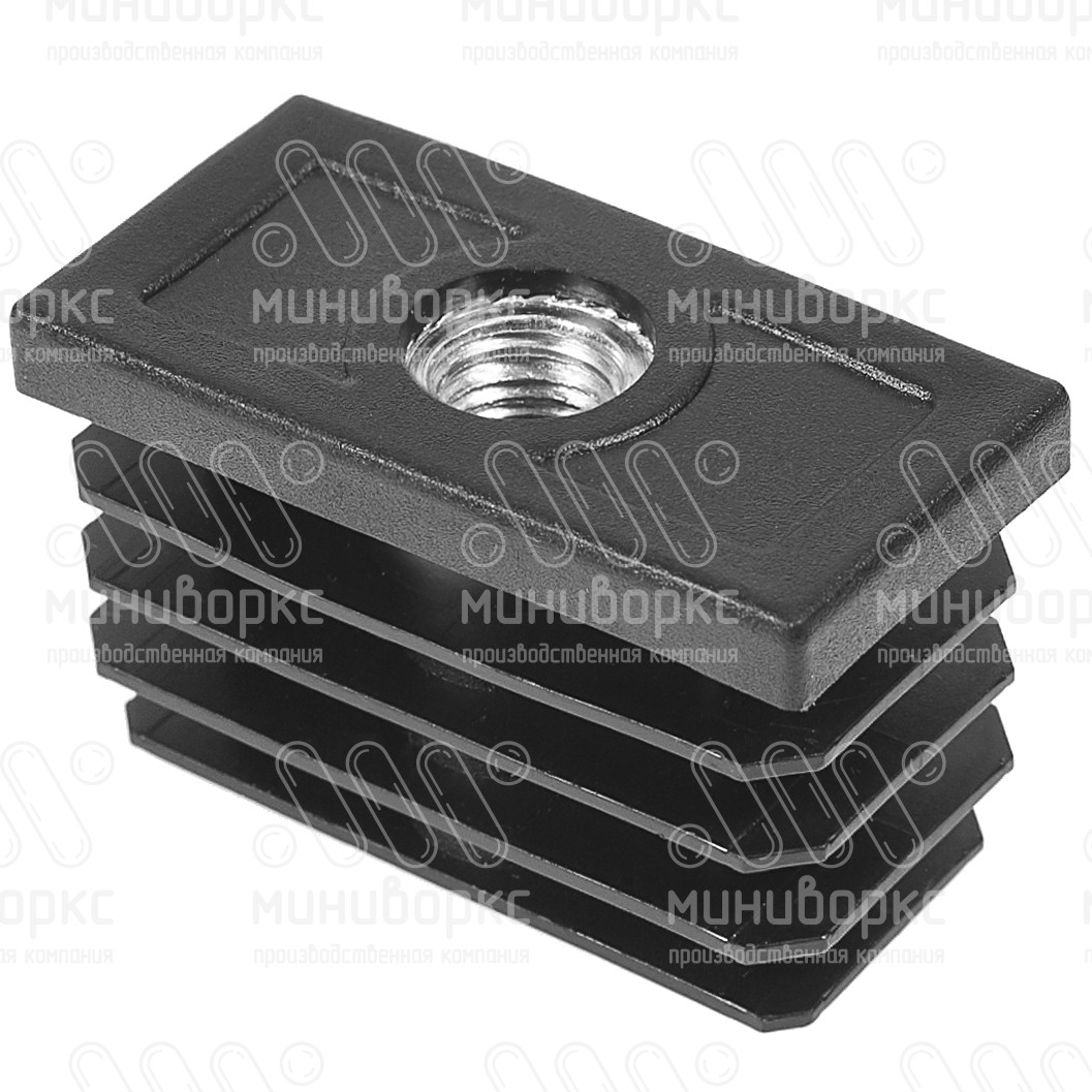 Заглушки для прямоугольной трубы 50x25 – 25-50М10ЧС | картинка 1