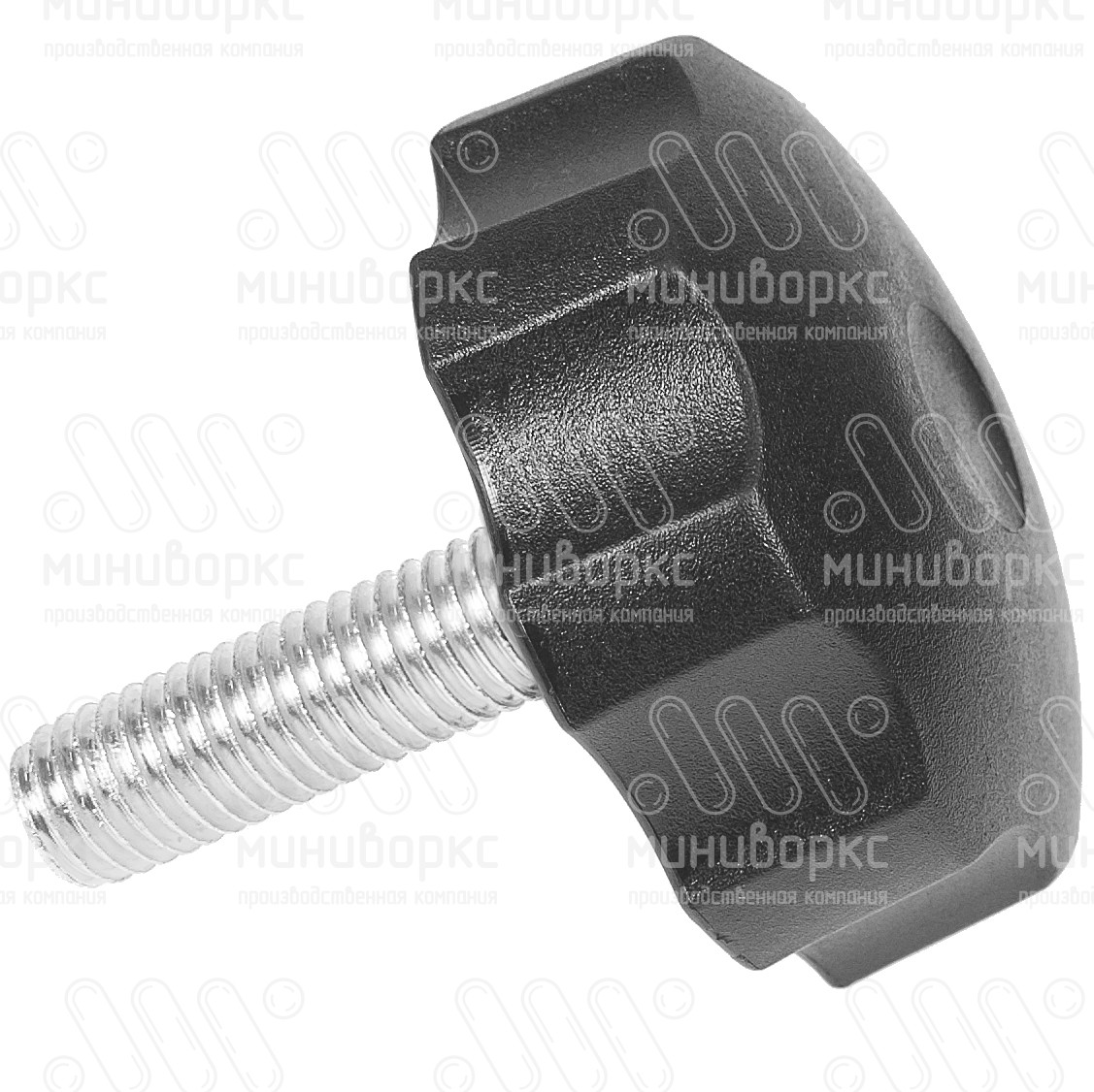 Фиксатор пластиковый с рукояткой m8x40 60 – Ф60М8-40ЧН | картинка 2