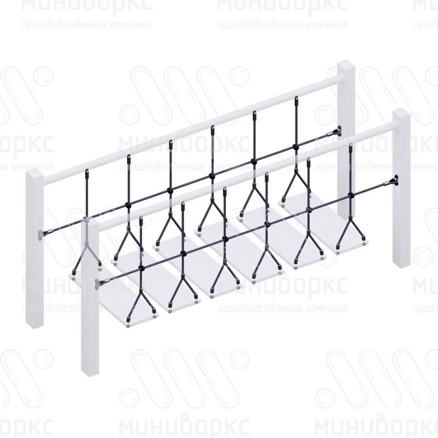 Канатные ограждения для мостиков – F-0200 | картинка 5