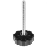 Фиксатор пластиковый с рукояткой m10x100 60 – Ф60М10-100БН