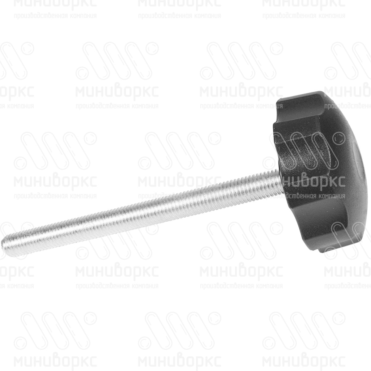 Фиксатор пластиковый с рукояткой m12x130 60 – Ф60М12-130ЧН | картинка 2