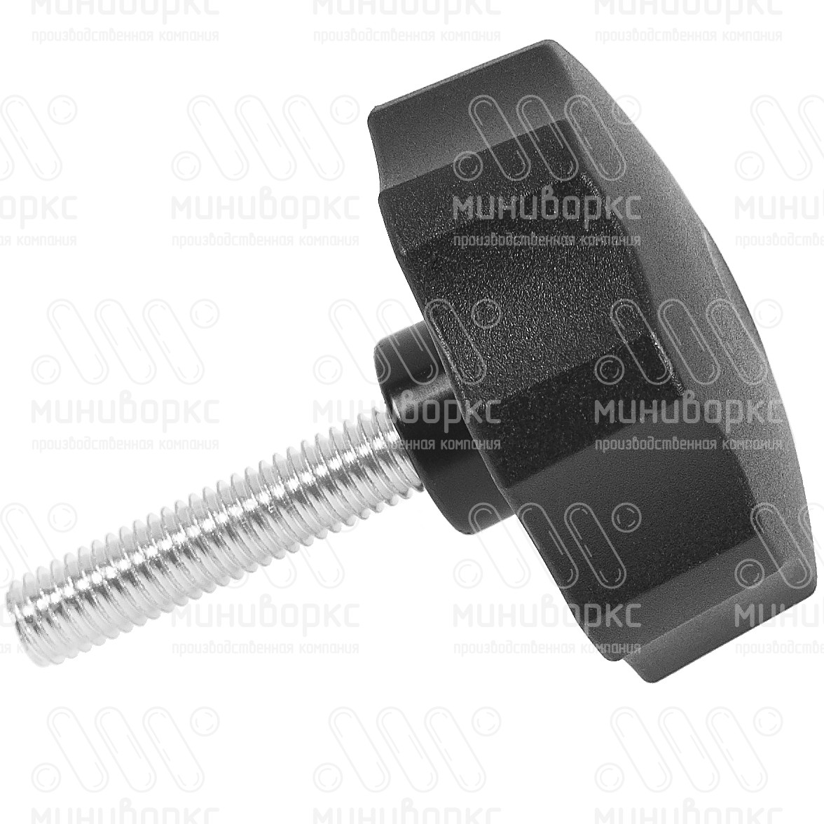 Фиксатор пластиковый с рукояткой m8x35 50 – Ф50М8-35ЧС | картинка 2